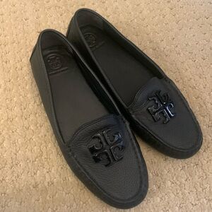 Tory Burch driving moccasins
